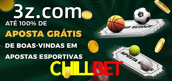 CHILLBETbet Ate 100% de Aposta Gratis