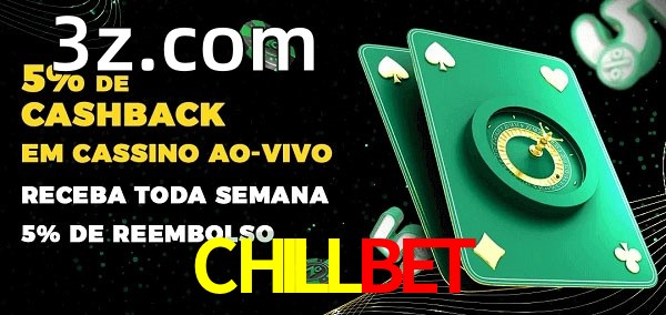 Promoções do cassino ao Vivo CHILLBET